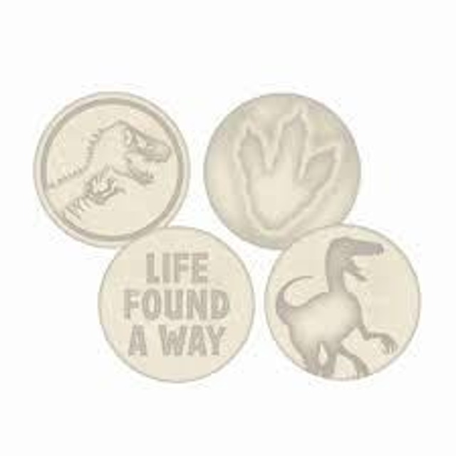 JURASSIC PARK - SET DE 4 DESSOUS DE VERRES