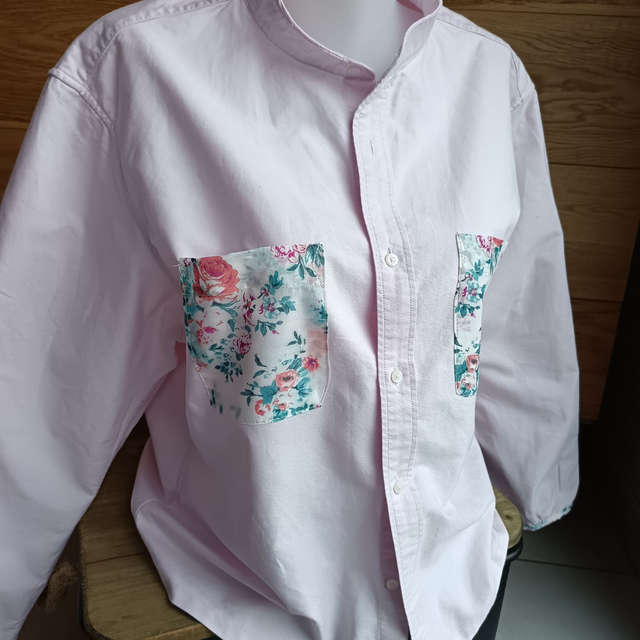 Chemise upcyclée 