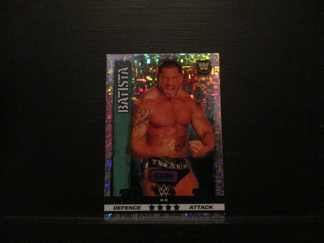 Batista - Icon Slam Attax 10th Edition Original Trading Card #26