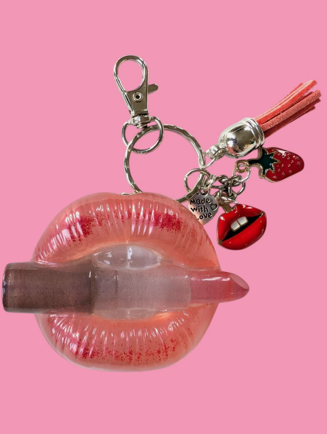 Sassy Lips Keyring (Design 1)