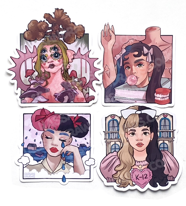 Pink Sticker Set