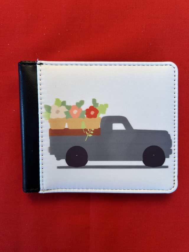 Leather wallet Truck design