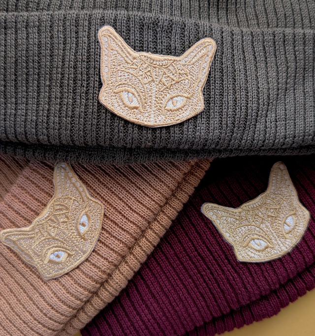 Kitty Organic Cotton Beanie