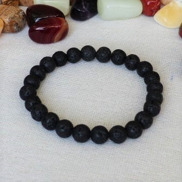 Bracelet Pierre de Lave 8 mm