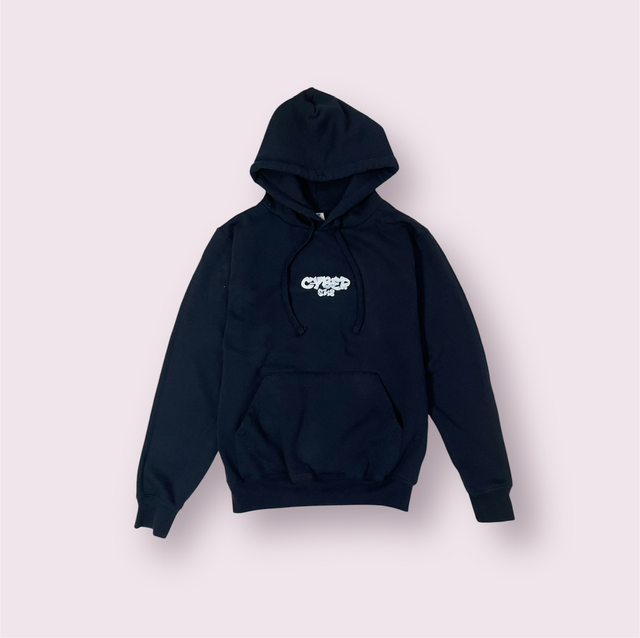 Sweat à capuche bleu marine