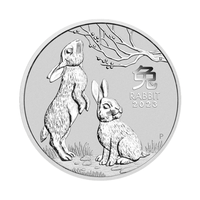 Zilver munt 1 oz Lunar 2023