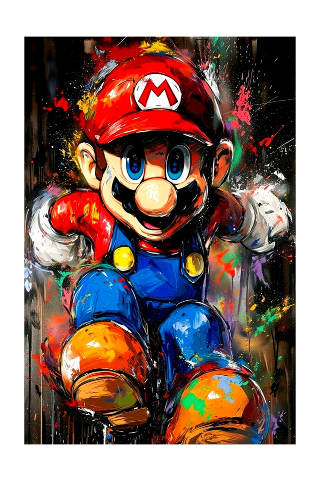 Mario Gaming Art Print