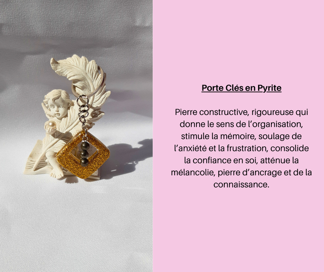 12- Porte Clés en Pyrite