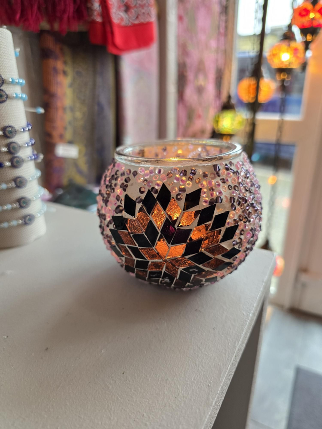 Mosaic Candle Holder 