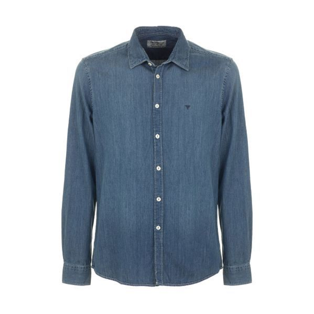 Fred Mello Camicia in denim slim fit
