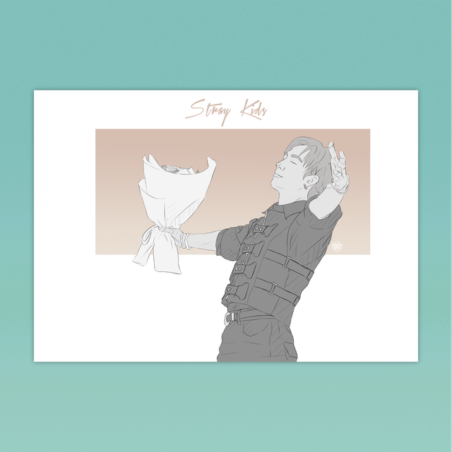 Stray Kids Bang Chan Hug Print