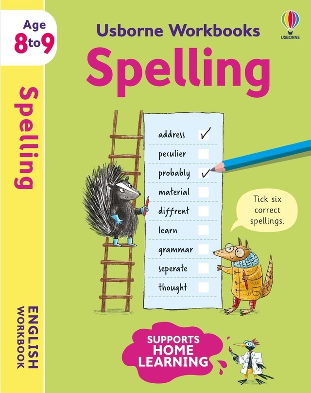 Usborne Workbooks - Spelling Age 8-9