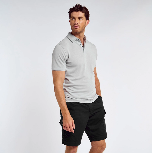 Dubarry Gilligan Heren Tencel™ Modal Poloshirt - Grey