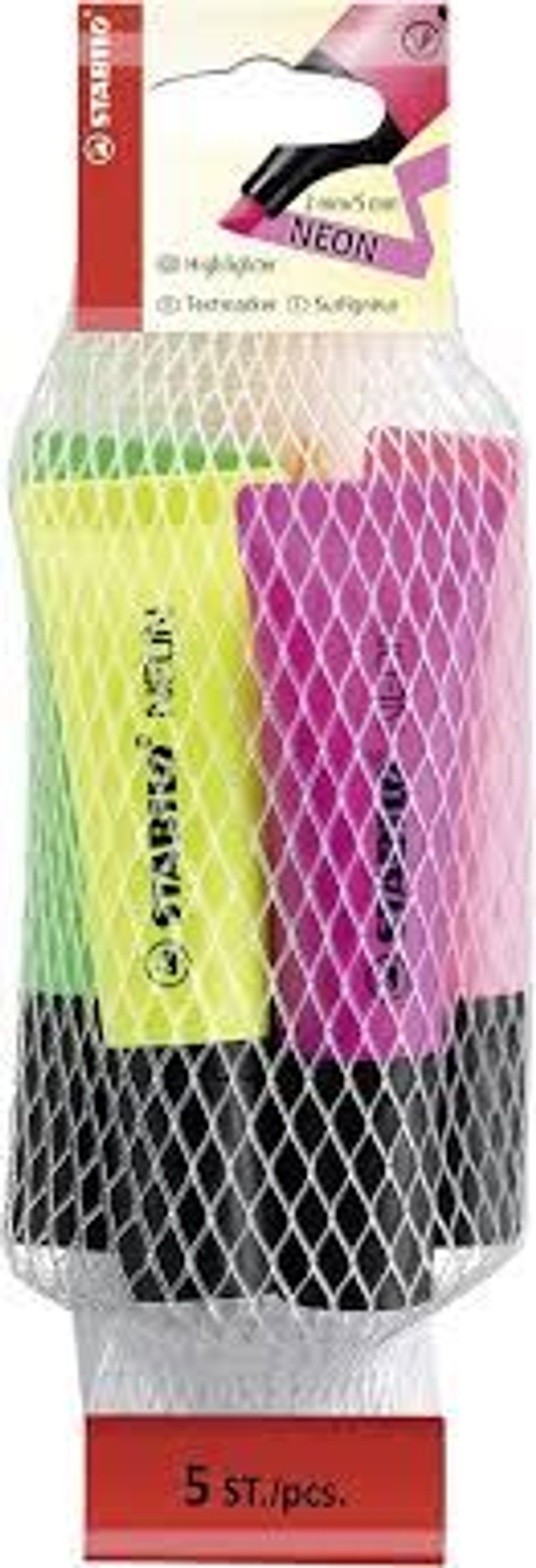 lot de 5 Stabilo Fluo 