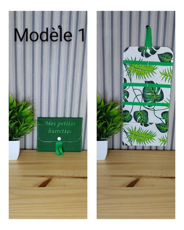 Pochette à barrettes 