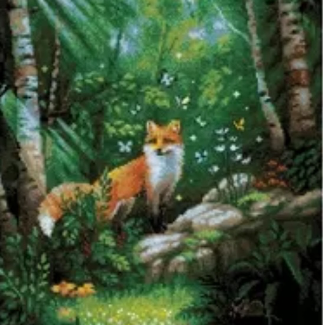 RIOLIS Fox in the Forest Counted Cross Stitch Kit
