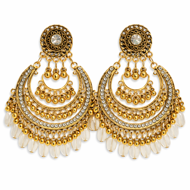 Pendientes dorado soleá