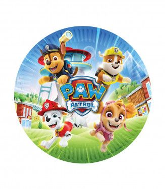 PARTY , 8 PIATTI CM 23 PAW PATROL 