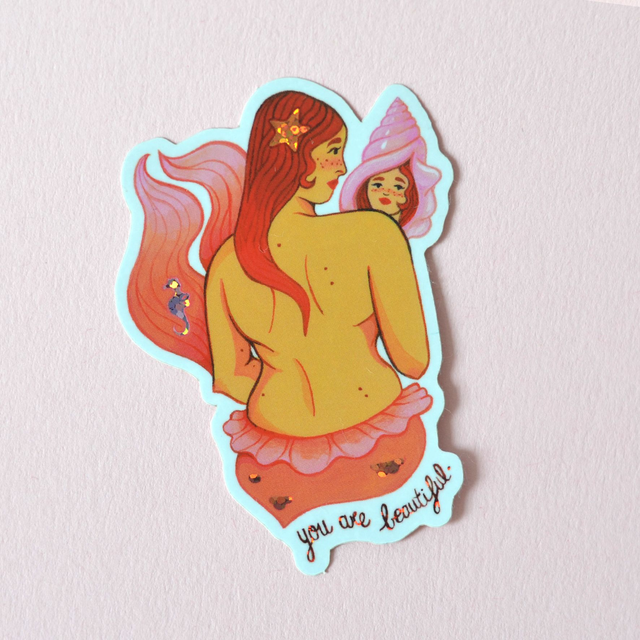 Sticker you are beautiful