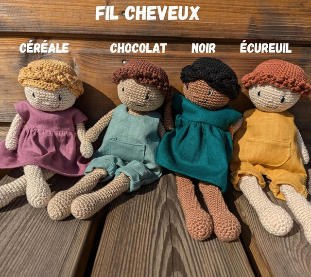 Poupée personnalisable de Noël