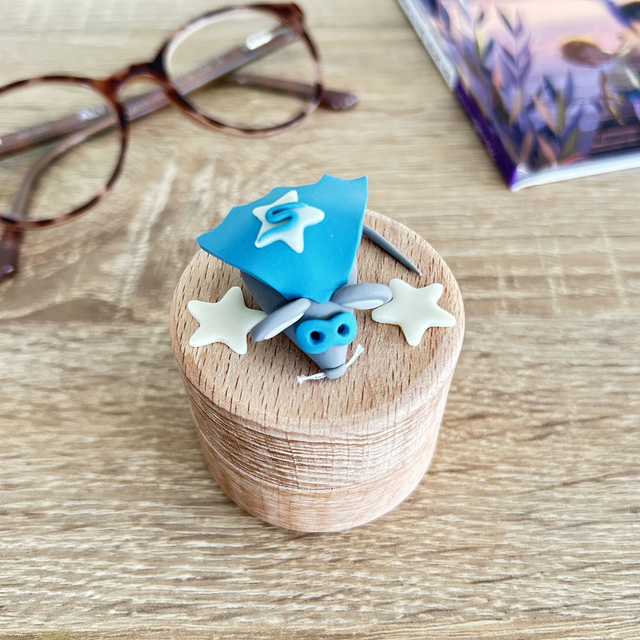 Boîte à dents de lait souris super héros