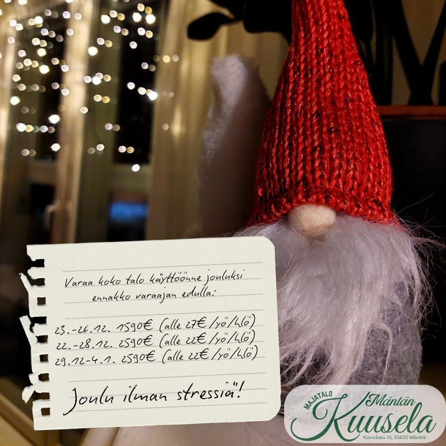 22.-28.12.2026 (tai sovitut päivät)