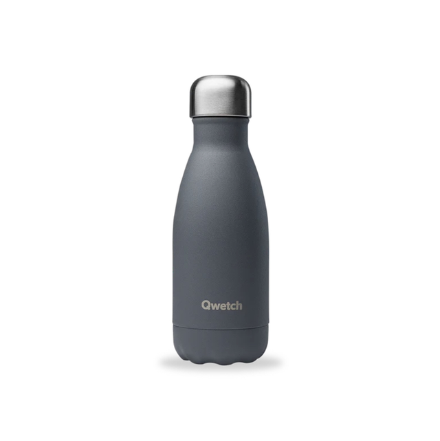 Gourde Isotherme - Granite Gris (260/500/1000ml) - Qwetch
