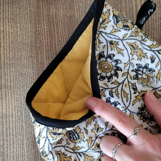 Pochette pour livre Grand Format : flower vintage