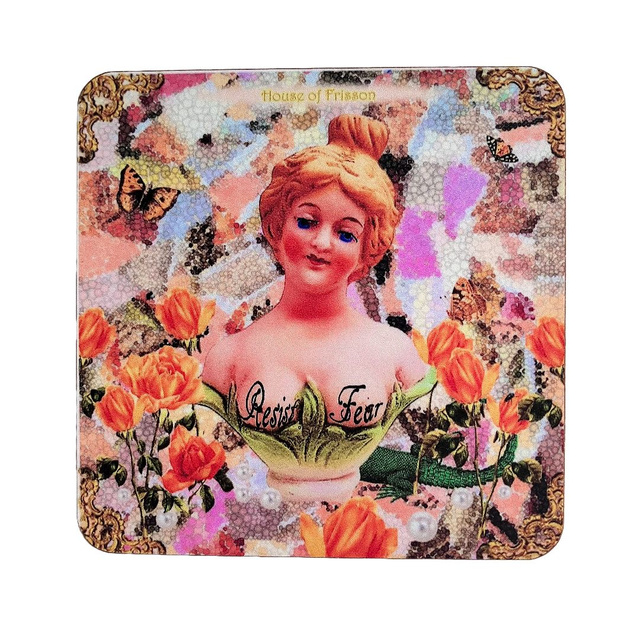 &quot;Resist Fear&quot; Coaster by House of Frisson