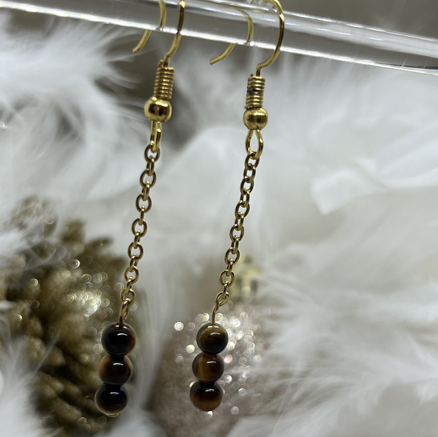 Boucles dorées œil de tigre