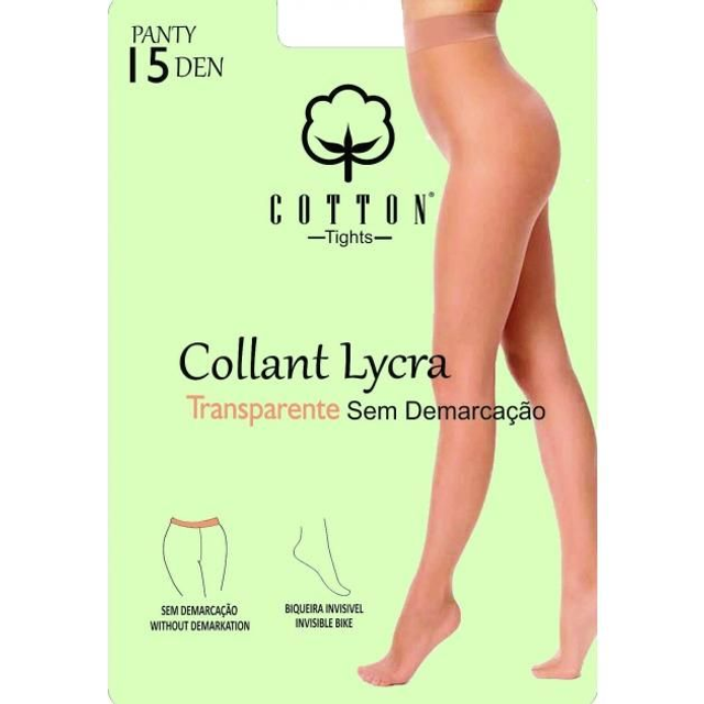 Collant transparente sem demarcação 