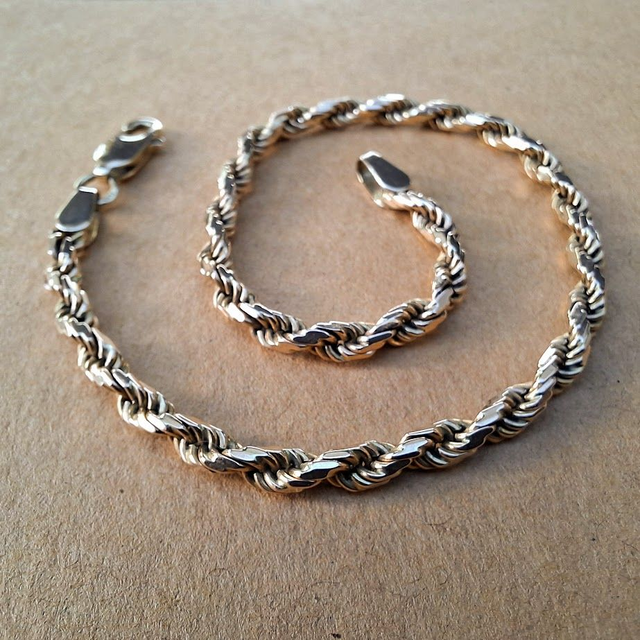 Gouden koordarmband vintage