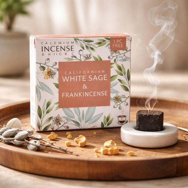 "Sauge blanche &amp; Frankicence" - Charbon pour diffuseur - Aromafume 