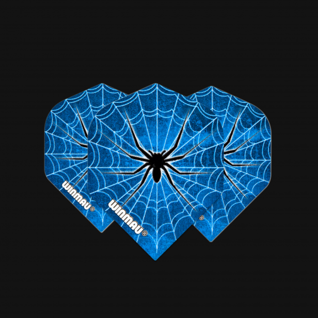 Winmau Mega Standard Flight Blue Spider 5023231001733
