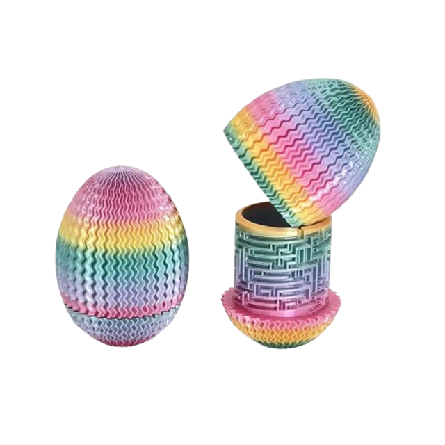 Cache Labyrinthe oeuf coloré