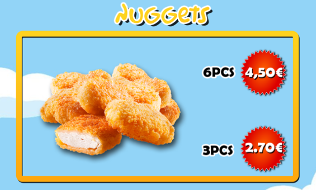 NUGGETS 6PCS
