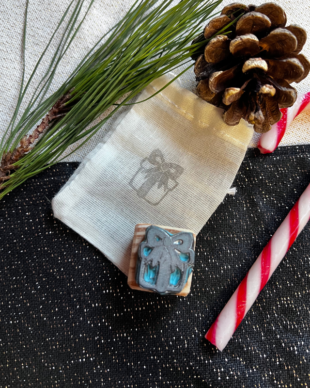 Kit Papier Cadeau Noël – Kit DIY créatif et fait-main "Tamponne ton Noël"