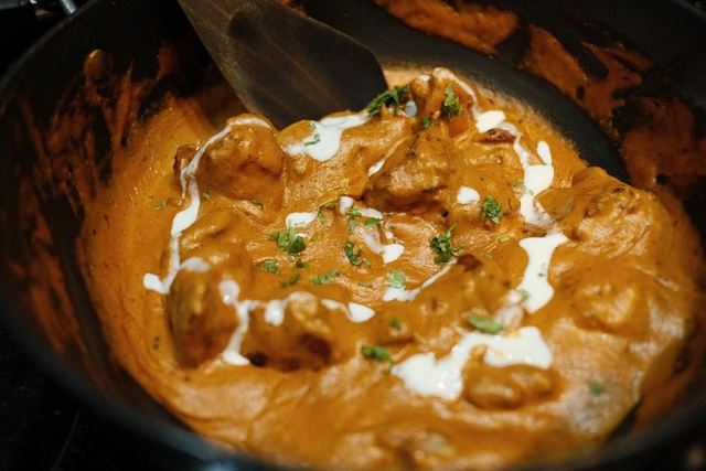 Butter chicken curry 