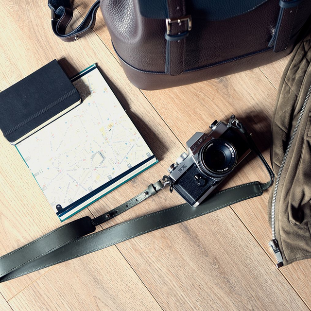 Tracolla per fotocamera | Verde - Mr.Trevis