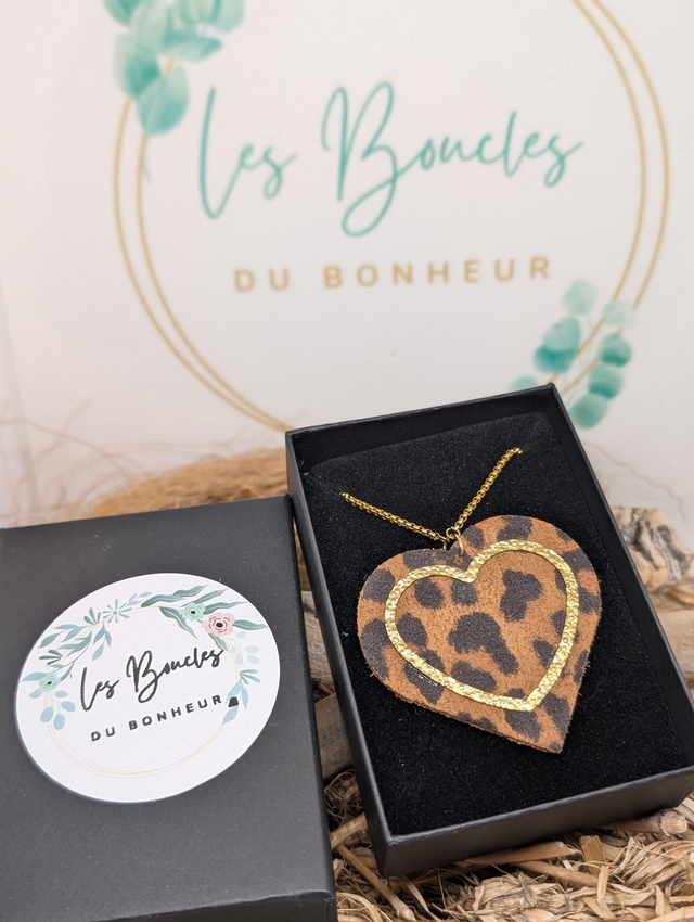 Collier et son pendentif Graou coeur 