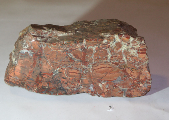 Jaspis roter Rohstein Edelstein