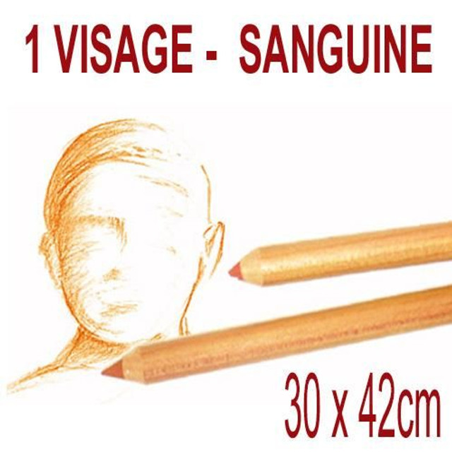 1 visage - 30x42cm - 80€