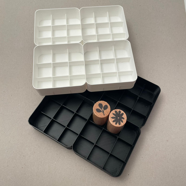 Mini Stempel  Aufbewahrung für 36 Ministemples