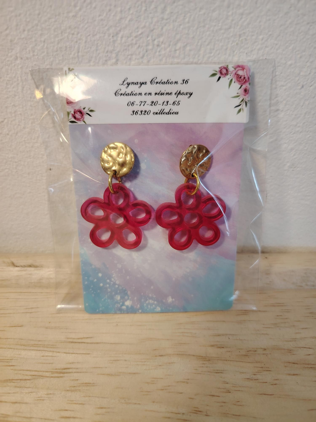 Boucles d'oreilles acier inoxydable 