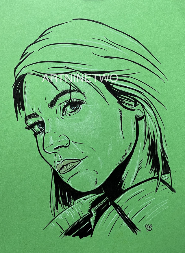 Judge Anderson -  Original A4 Art