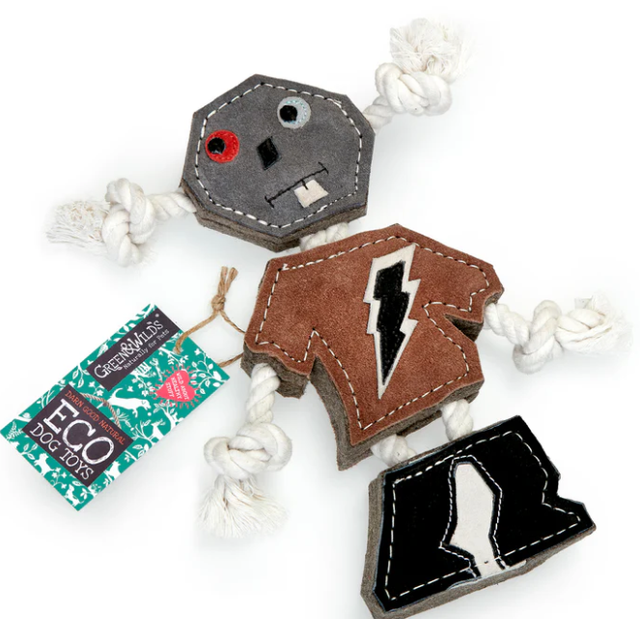 GREEN & WILDS I AM ROBOT ECO DOG TOY