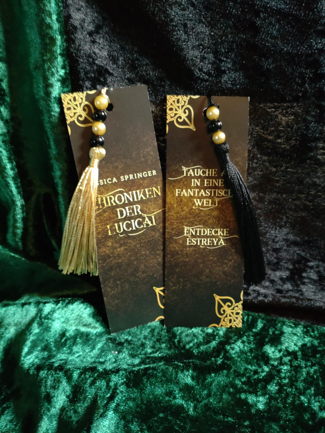 Schmucklesezeichen "Chroniken der Lucicai"