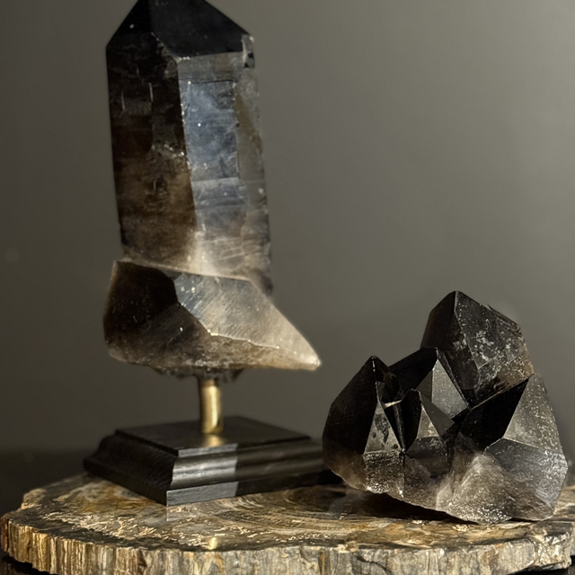 Quartz noir du Brésil 001