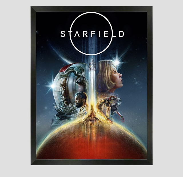 Starfield A3 Framed Print