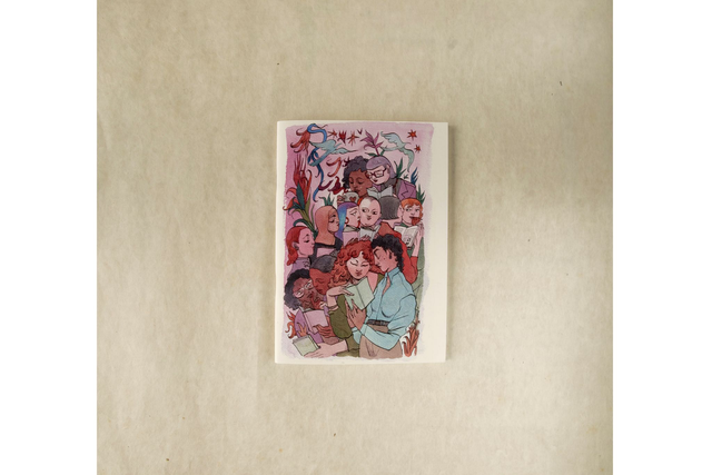 Carnet illustré “Le bouche à oreille” – Illustration de Joanna Folivéli – Papeterie féministe made in France – Carnet vierge A5 et A6 fabriqué à Paris